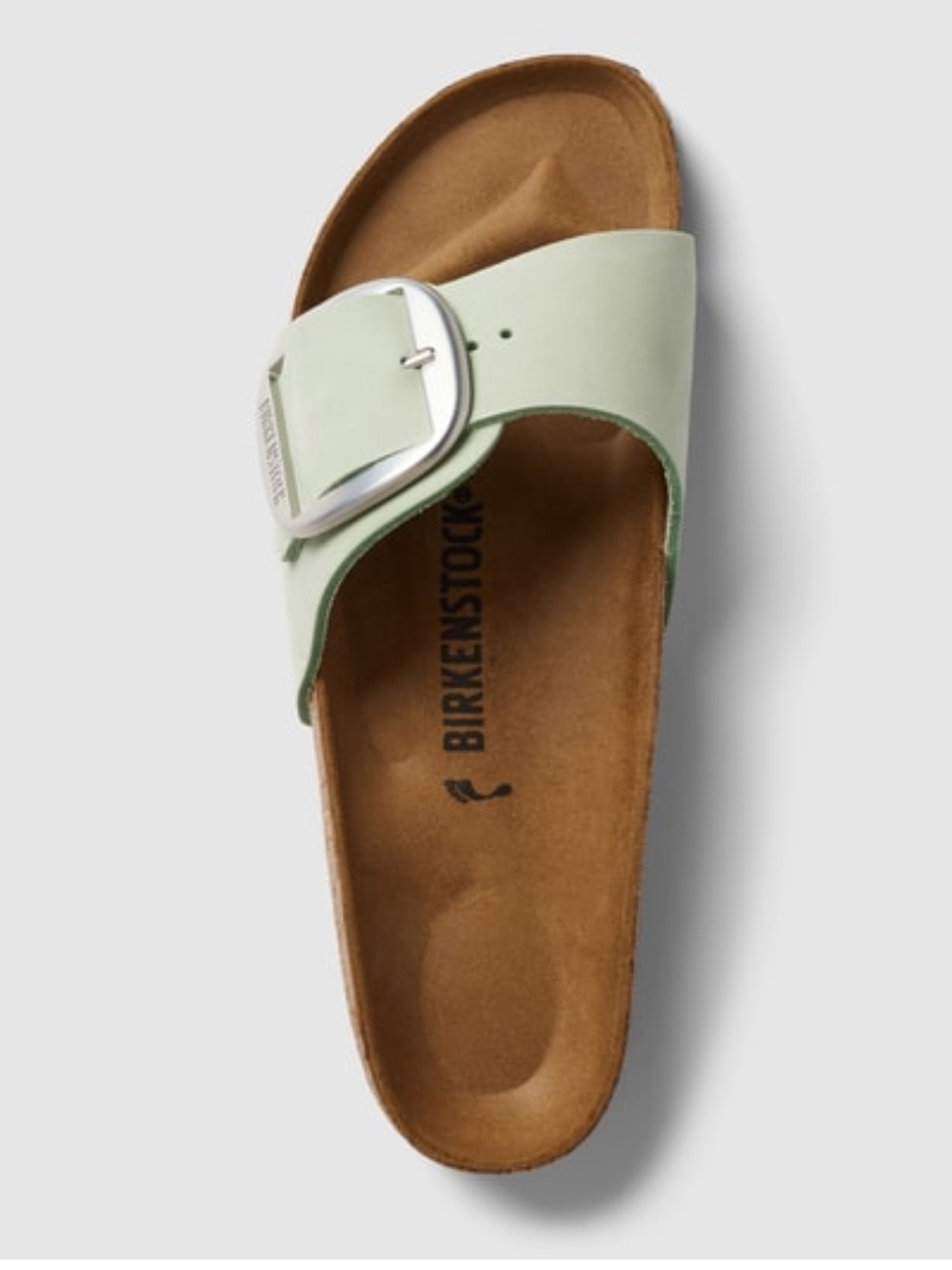 Birkenstock Women’s Mint Green Madrid Single-Buckle Slide